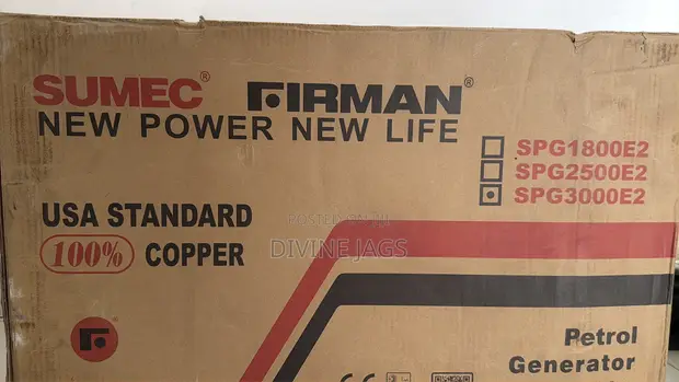 Firman SPG3000E2 2.5kVA Petrol Generator - 1