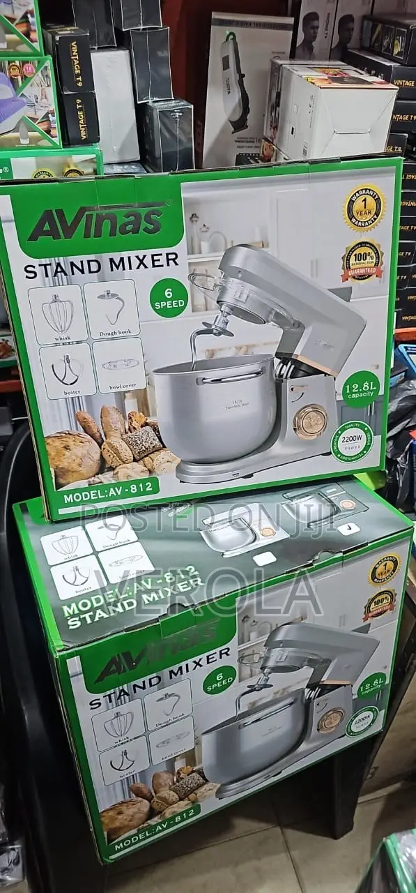 AVINAS 12.8L 2200W Heavy Duty Stand Mixer - 1