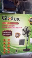 Solar Rechargeable Fan - 20-inch - 2