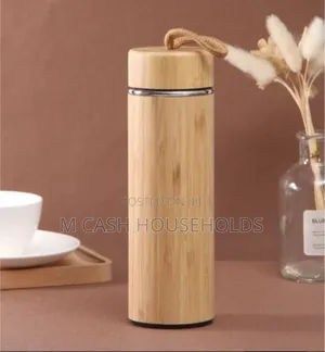 500ml Bambu Flask da Cikin Bakin Karfe