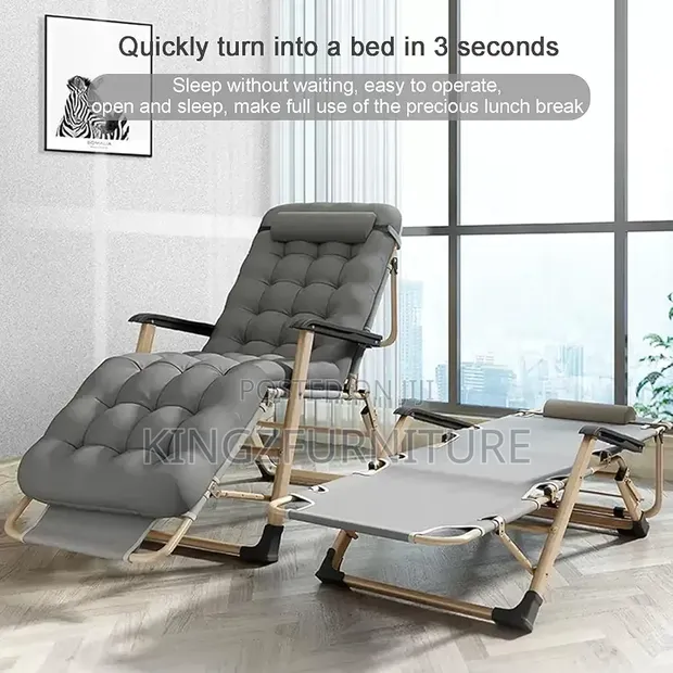 Luxury Zero Gravity Recliner Chair - Gray - 1