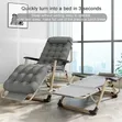Luxury Zero Gravity Recliner Chair - Gray - 1