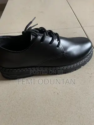Men's Black Business Casual Formal Shoes - UK 9.5