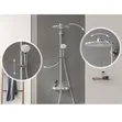 Grohe Thermostatic Wall Mount Shower System (Jamus) - 2