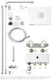 Grohe Thermostatic Wall Mount Shower System (Jamus) - 5