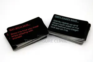 Bedroom Commands Game Cards for Couples
