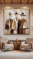 Matte Canvas with Rough Texture - 5ft x 7ft - 1