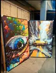 Matte Canvas with Rough Texture - 5ft x 7ft - 4