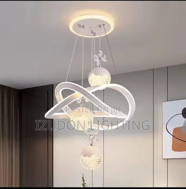 Contemporary LED Cascade Chandelier - 1