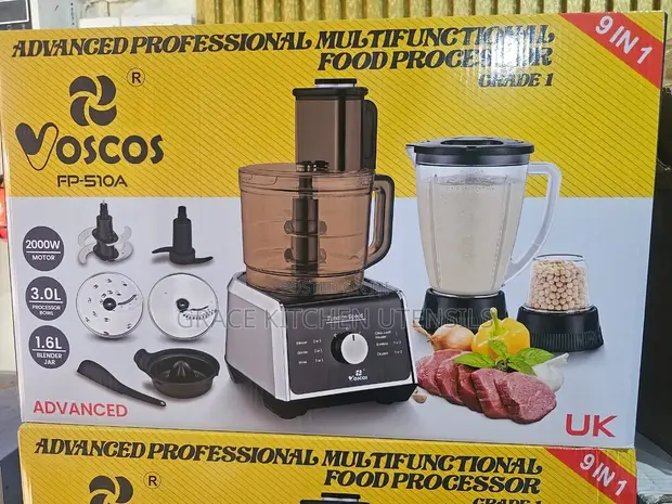 Vosco 9-in-1 Food Processor 2000W - 1