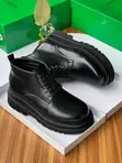 Bottega Veneta Men's Original Quality Leather Ankle Boots - 1