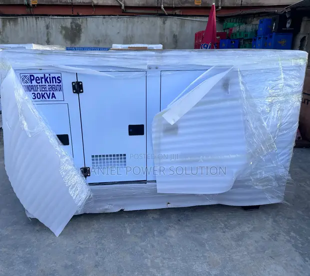 30kVA Perkins Soundproof Diesel Generator - 1