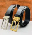 Quality Leather Belt - Black Buckle - 2