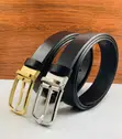 Quality Leather Belt - Black Buckle - 3