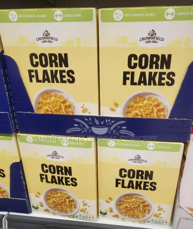 Carton of Crownfield Corn Flakes (8 Packs) - 1