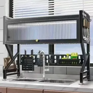 Modern Over-Sink Kitchen Organizer Dish Rack