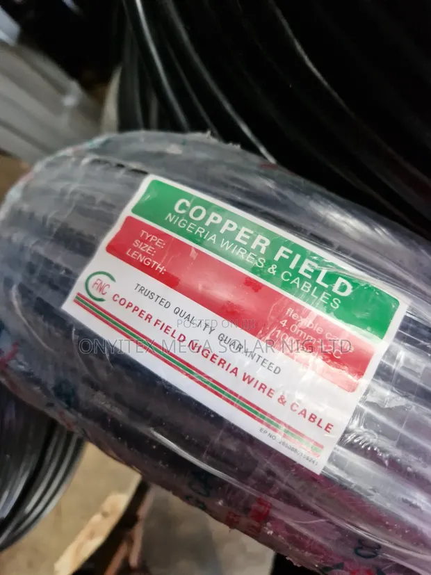 Copper Field Wire & Cable 4mm 2-Core 100 Yards - 1