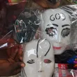 3-in-1 Unisex Party Masks (White & Black) - 1