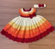Crochet Multi-Color Dress for Baby Girl - 2