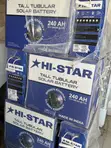 Histar 12V 240Ah Tall Tubular Solar Battery - 1