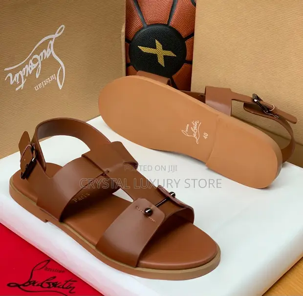 Christian Louboutin Men's Leather Sandals - 1