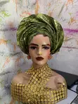 Sparkling White Turban Cap - All Colors Available - 2