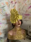 Sparkling White Turban Cap - All Colors Available - 3
