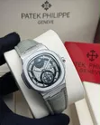 Agogon Hannu na Patek Philippe na Quartz tare da Hannun Derar fata - 2