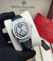 Agogon Hannu na Patek Philippe na Quartz tare da Hannun Derar fata - 5