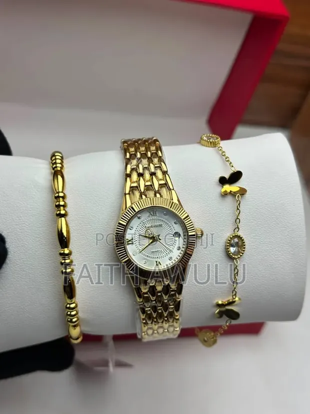 Beautiful Bracelets and Wrist Watch Combo - 1