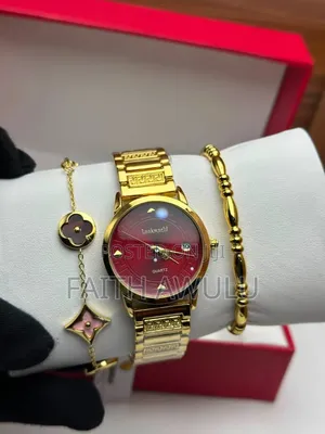 Beautiful Bracelets and Wrist Watch Combo
