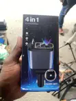 4-in-1 Retractable Car Charger with Starry Sky Projector - 2