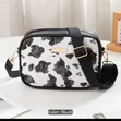 Unisex Cow Print Crossbody Bag - 2