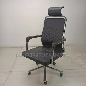 Highback Full Leather Office Chair - Brand New