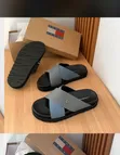 Tommy Hilfiger Classic Black Leather Slippers - Brand New - 3
