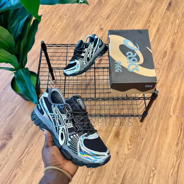 Asics Gel Kayano 12.1 Black Metallic Silver - 1