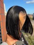 13x6 Customized Glueless Bonestraight Luxury Wig - 1