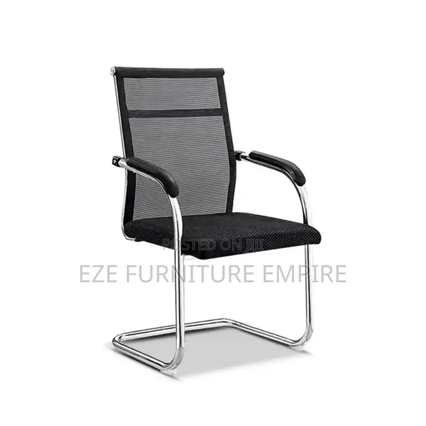 MTN Mesh Visitor Chair - Modern Black - 1