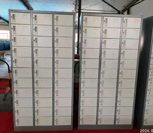 Brand New 33-Door Heavy-Duty Steel Workers Locker Cabinet