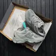 New Balance 983 Grey Sage Green Sneakers - 1