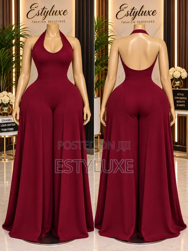 Classy Wine Color Zara Jumpsuit - Brand New - 1