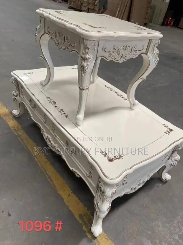 Royal Center Table with 2 Side Stools - 1