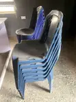 Used Restaurant Plastic Chairs and Tables - 1