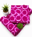 Adire Patterned Cotton Ankara Fabrics (6 Yards) - 1