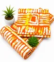 Adire Patterned Cotton Ankara Fabrics (6 Yards) - 3
