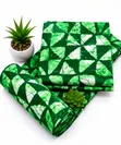 Adire Patterned Cotton Ankara Fabrics (6 Yards) - 5