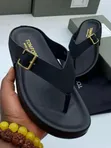 Tom Ford Classic Black Leather Slippers - Men's - 2