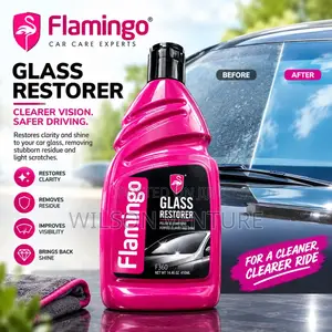Flamingo Glass Restorer Polish Compound