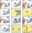 Stainless Steel Snap Button Kit (9.5mm) - 2
