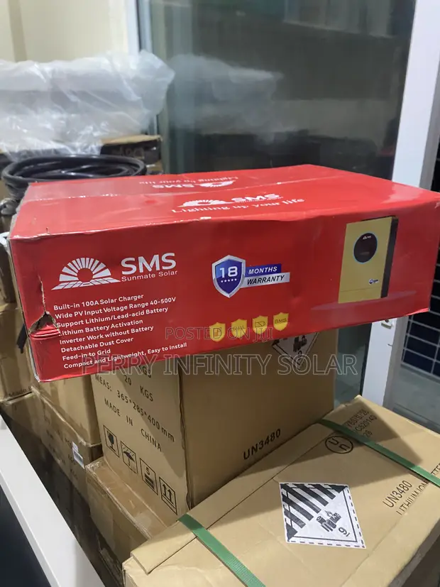 SMS 3.6KW 24V Hybrid Solar Inverter - Pure Sine Wave - 1